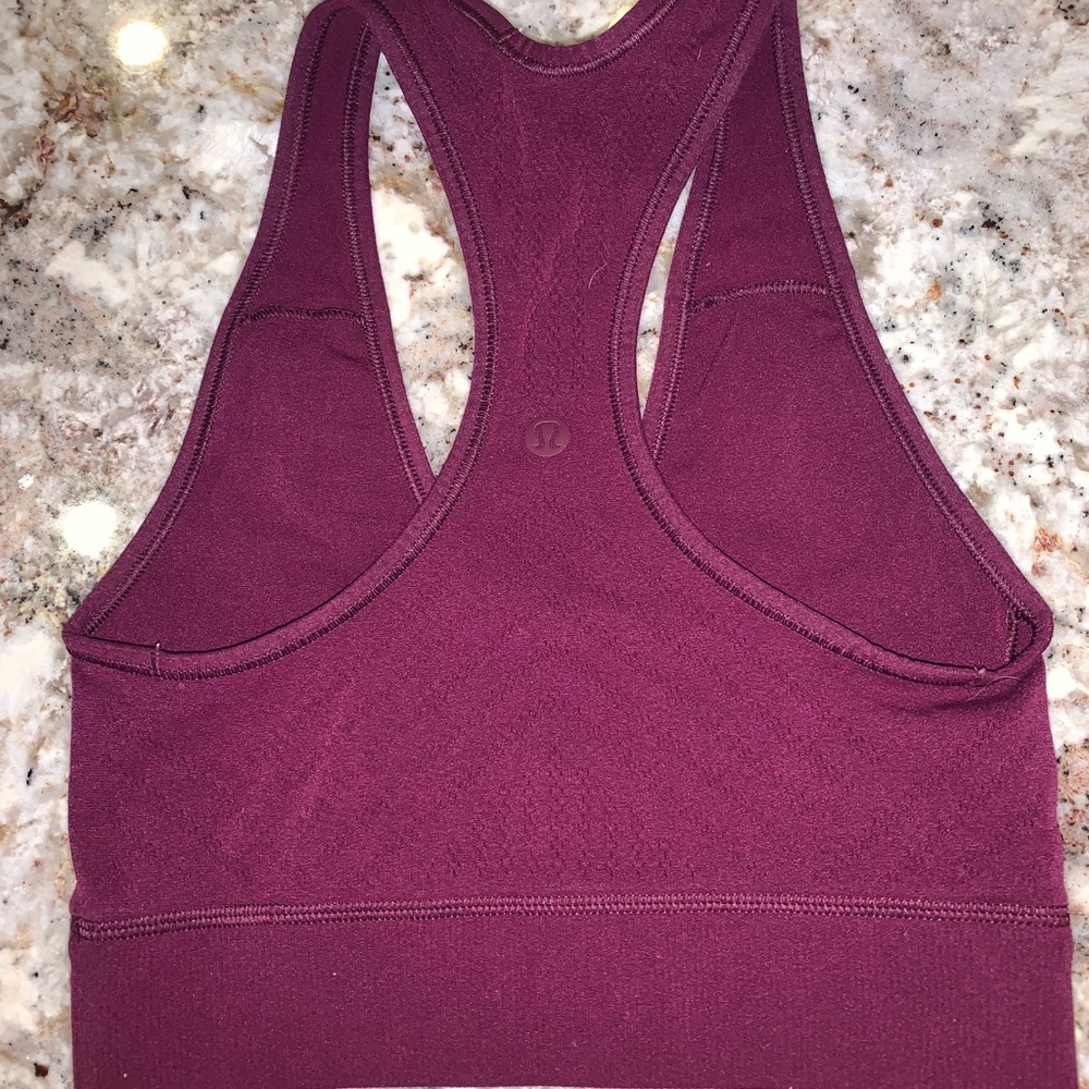 Lululemon Long Line Bra Size 4